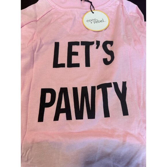 Pink Graphic Dog T-Shirt. Size: L. New! - Picture 4 of 6